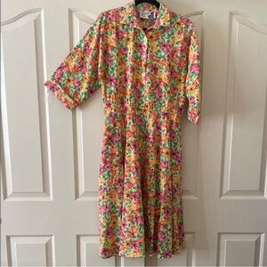 THE AMERICAN VINTAGE Floral Print Women's Dress . Size L